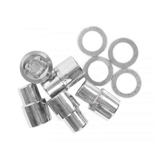 Набор секретных гаек на колесные диски M12x1.25RH 5 пр. (конусные) FORCE