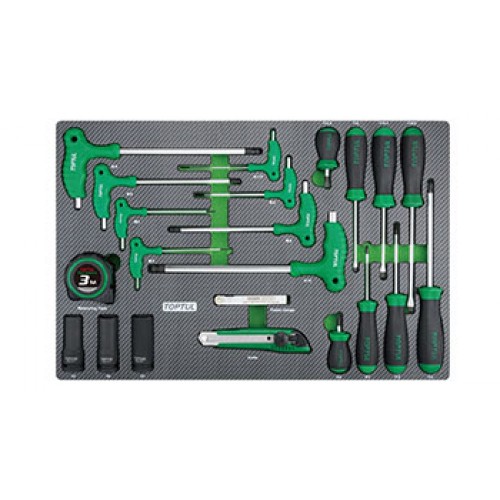 Тележка с инструментом 6 секций 208ед. TOPTUL GE-20815