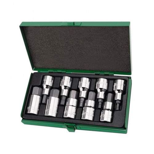 Набор бит впрессованных в головку 1/2" Н4-Н19 TOPTUL GAAD1007