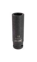 Головка ударная глубокая 1/2" 6гр.18мм  L 82мм 448218 JTC