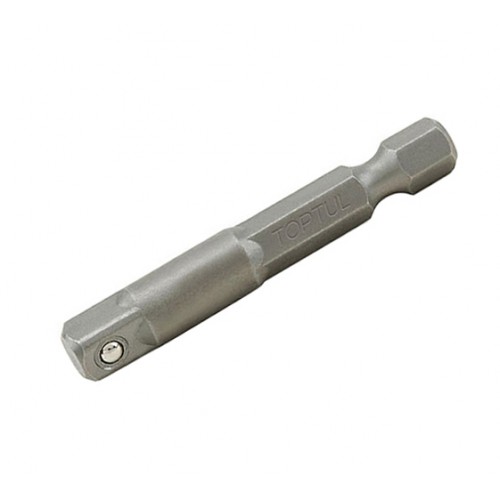 Переходник 1/4"х1/4" L50 (6-гр. под шуруповерт Х квадрат) TOPTUL FPKA0808