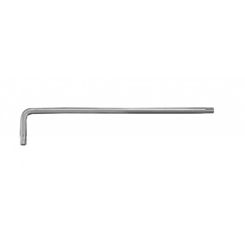 Ключ Torx Г-обр. з отвором екстрадовий Т25, L=130 мм FORCE 76725XL F