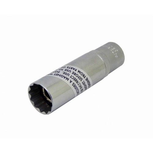 Головка свечная магнитная 16 мм тонкостенная ,3/8". FORCE 807316MTH F