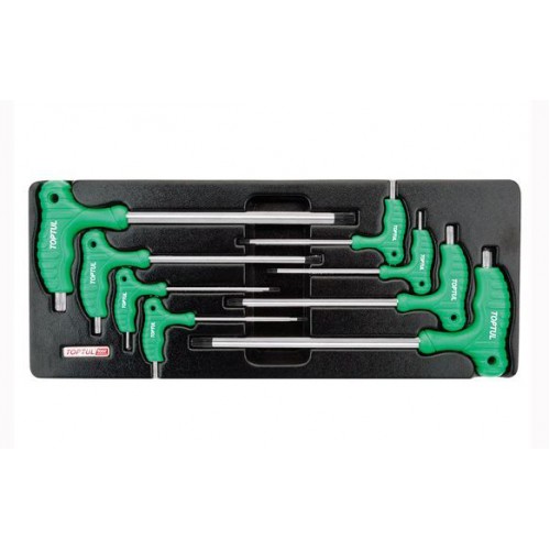 Набор ключей TORX с ручкой L-обр. (в ложементе) TOPTUL GAAT0804