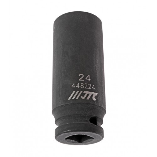 Головка ударна глибока 1/2" 6гр.24мм L 82мм 448224 JTC