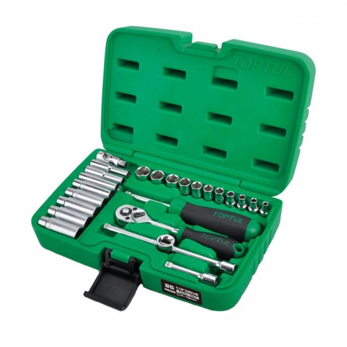 Набор инструмента 1/4" 25ед. TOPTUL GCAI2501