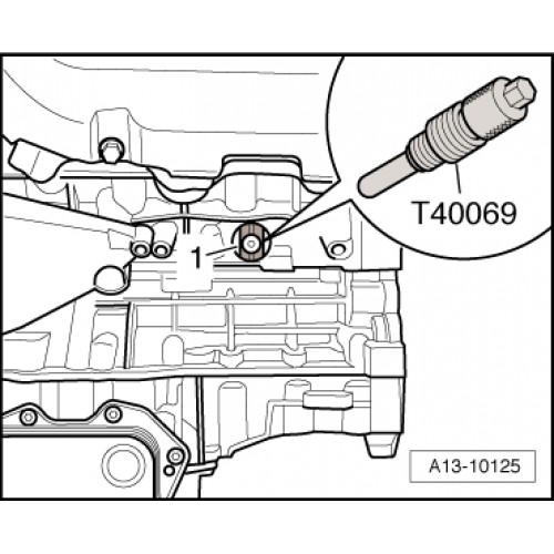 Стопор коленвала VAG T40069 M14 AUDI 2.0, 2.4, 2.8, 3.0, 3.2 FSI (9G1305 FORCE)