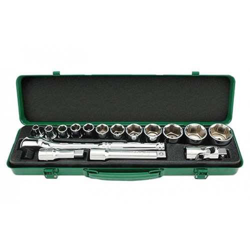 Набор инструмента 1/2" 16ед. (6-гр.) TOPTUL GCAD1601