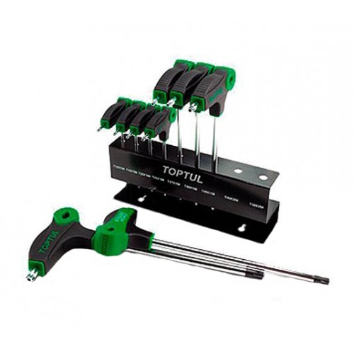 Набор ключей TORX с ручкой L-обр. T10-T50 9ед. TOPTUL GAAX0901