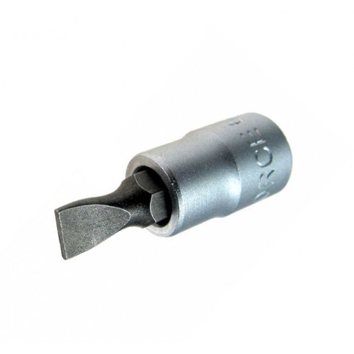Головка с насадкой шлицевой 1/4'' 1,2 х 7 мм L=32мм. FORCE 3233207 F