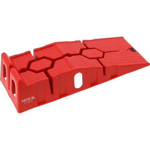 Рампи для автомобіля (2 шт.) YATO YT-55671, до 1,5 т на кожну, 900×330×200 мм (PP)