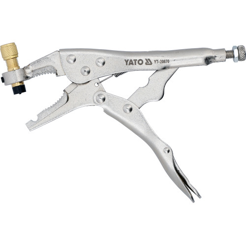 Клещи для слива хладагента из трубок YATO YT-20870, L=210 мм, для труб Ø до 8 мм.