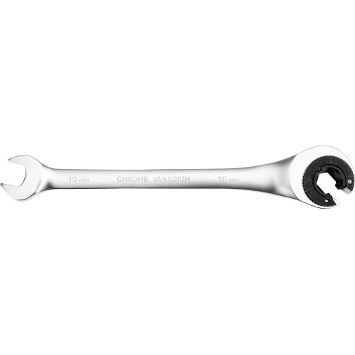 Рожково-накидной ключ с трещоткой YATO М10 мм, L= 160 мм