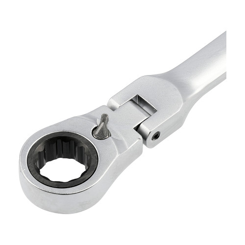 Набор ключей накидных удлинённых с трещоткой и шарниром 8-19 мм YATO YT-50390 (Cr-V, 90T)