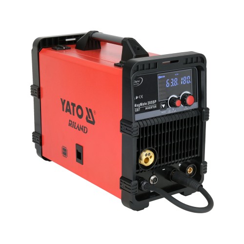 Сварочный аппарат инверторный MIG/MAG/FLUX 30–200 А, MMA/TIG Lift, 230 В YATO MagMate 205SP YT-81401