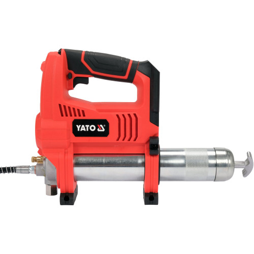 Шприц мастильний акумуляторний YATO SYSTEM 18 V, 600 см³, 62 МПа, шланг 76 см (без акумулятора) YT-07021