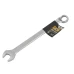 Ключ гаечный рожково-накидной 12 мм, изогнутый на 75° JCB Tools JCB-75512A