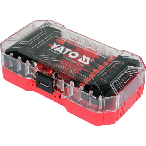 Набор ударных бит YATO PH, PZ, Torx + сверла, 18 эл., 1/4" YT-04615