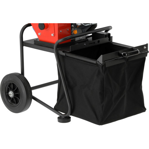 Измельчитель веток бензиновый YATO 4,1 кВт, двигатель 196 см3, для веток до Ø 50 мм, бак 3,6 л, контейнер 64 л YT-86150