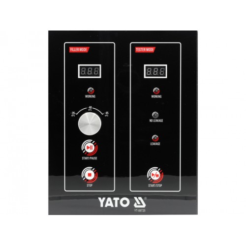 Устройство для замены охлаждающей жидкости YATO с адаптерами 16-33 мм, 23-41 мм, 34-52 мм YT-06725