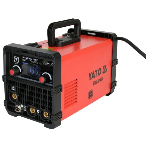 Сварочный аппарат инверторный MIG-FLUX/MMA/TIG Lift 30–125 А, 230 В YATO MagMate 135E YT-81400