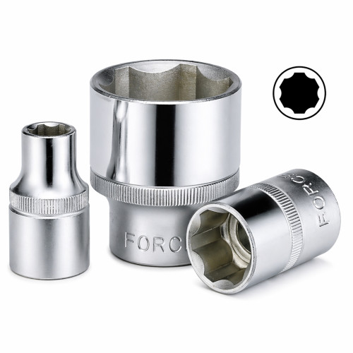 Головки шестигранные 3/8"  с профилем Surface drive FORCE 53708 F Series