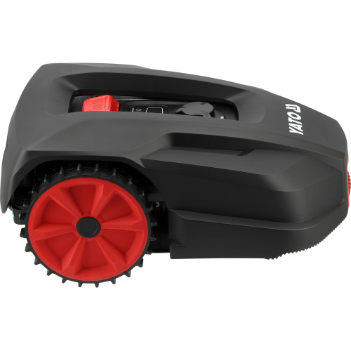 Газонокосарка робот акумуляторна YATO Li-Ion 20 В 4 А·год, площа до 800 м², ширина покосу 18 см, висота 20-60 мм YT-852092