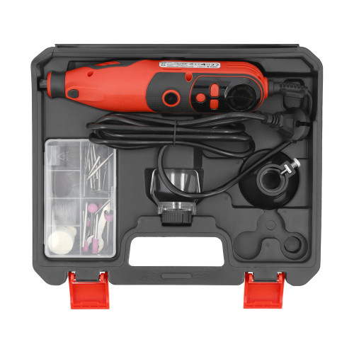 Гравер 230 В YATO 130 Вт 10000-35000 об/мин с насадками Ø 2.3 и 3.2 мм 83 шт YT-82077