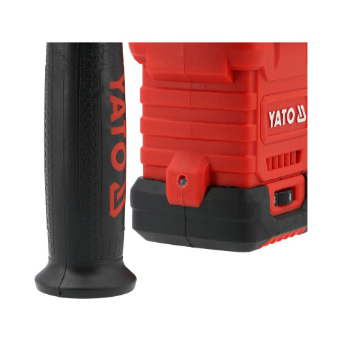 Перфоратор аккумуляторный YATO SDS+ 18 В, 2×4 А·ч, 2.8 Дж, до 26 мм (бетон), 3 режима YT-827724