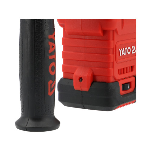 Перфоратор аккумуляторный YATO SDS+ 18 В, 2×4 А·ч, 2.8 Дж, до 26 мм (бетон), 3 режима YT-827724