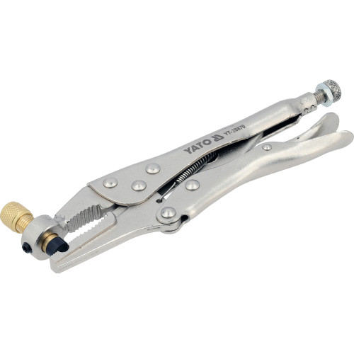 Клещи для слива хладагента из трубок YATO YT-20870, L=210 мм, для труб Ø до 8 мм.