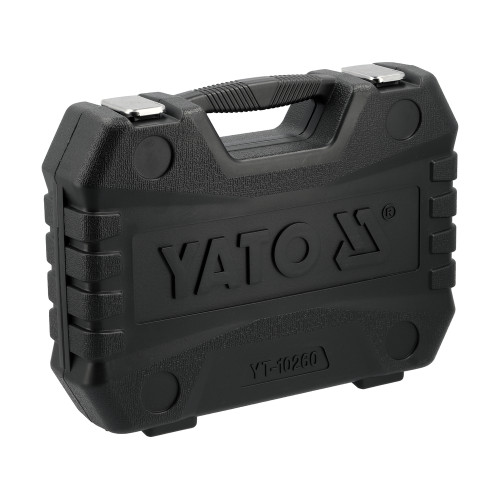 Набір ударних головок і біт з аксесуарами 1/2", 64 предмета YATO YT-10260 (CrMo, AS-Drive)