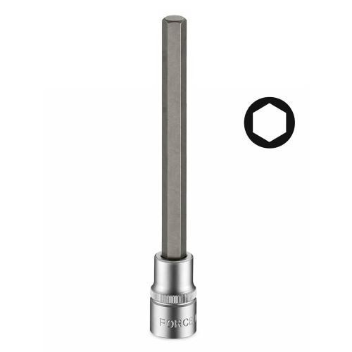 Головка-бита HEX 6 мм, привод 1/2", L=248 мм FORCE 34424806 F