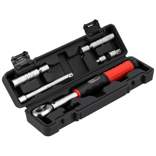 люч динамометричний для свічок запалювання YATO YT-07843 3/8", F=10-60 Нм, L=300 мм, набір 6 предметів з аксесуарами