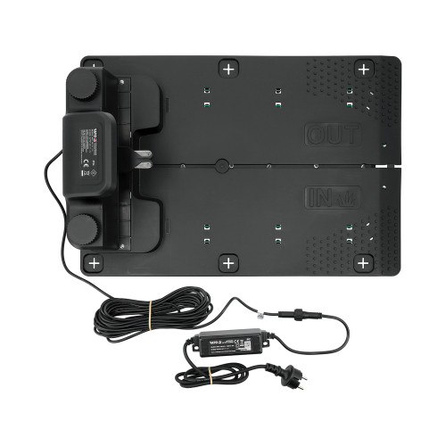 Газонокосарка робот акумуляторна YATO Li-Ion 20 В 4 А·год, площа до 800 м², ширина покосу 18 см, висота 20-60 мм YT-852092