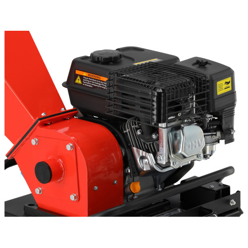 Измельчитель веток бензиновый YATO 4,1 кВт, двигатель 196 см3, для веток до Ø 50 мм, бак 3,6 л, контейнер 64 л YT-86150