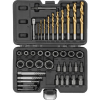 Набор для удаления сломанных винтов и гаек YATO YT-05894, 3/8", 40 предметов, Cr-Mo