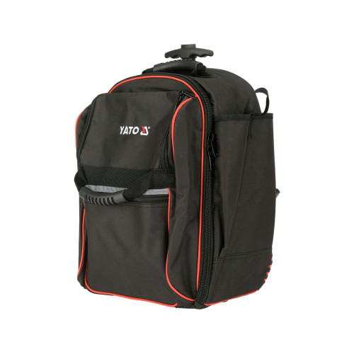 Рюкзак для инструментов YATO на колесах 360x250x540 мм, 35 л с телескопической ручкой YT-74286