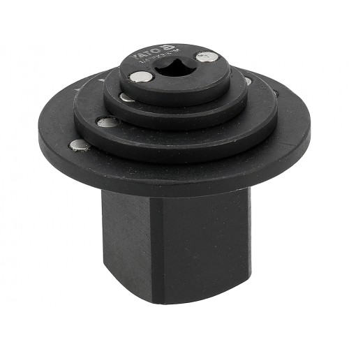 Набор коротких ударных переходников 1/4"-1", CrMo, 4 шт. YATO YT-10673