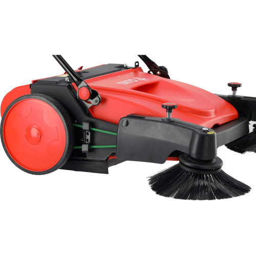 Ручная подметальная машина YATO YT-17412, ширина 95 см, контейнер 45 л
