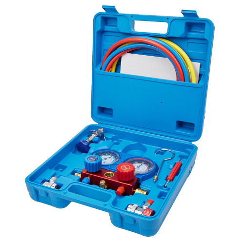 Манометричний блок для заправки автокондиціонера R134a / R12 / R22 / R502 Alloid ZK-1011