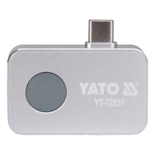 Камера тепловизионная YATO с USB-C, диапазон температур -15…+150°C / 150…+550°C, 5 В YT-72931