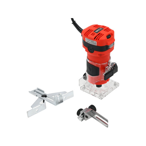 Фрезер ручной YATO по кромке деревянных плит 850 Вт, цанга 6/8 мм, ход 40 мм YT-82389