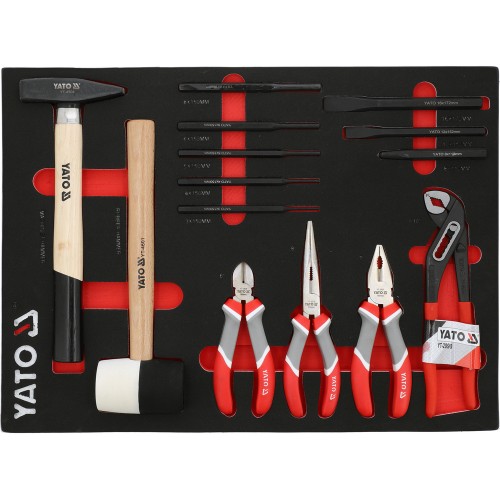 Шафа з інструментами YATO на колесах, 7 шуфляд, 775x 465x 985 мм, набір 190 елем. [1]