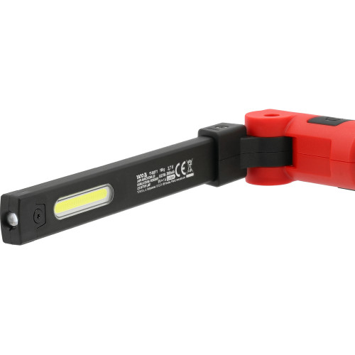 Лампа світлодіодна YATO для майстерні Li-Ion 3.7 В 2.6 А·год, 3 режими, 800 lm, з магнітом YT-085171