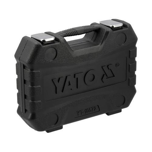 Набор ударных торцевых головок и бит 1/2", 25 предметов YATO YT-10572 (CrMo)