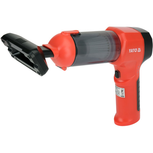 Пилосос акумуляторний з HEPA-фільтром і повітродувкою YATO YT-85686, Li-Ion 11,1 В, 100 Вт