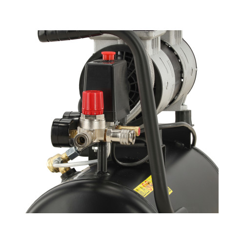 Компрессор безмасляный YATO 230 В, 750 W, 8 bar, 140 л/мин, ресивер 24 л YT-23342