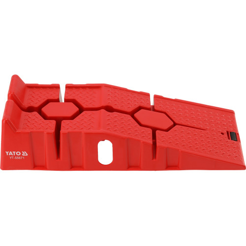 Рампи для автомобіля (2 шт.) YATO YT-55671, до 1,5 т на кожну, 900×330×200 мм (PP)