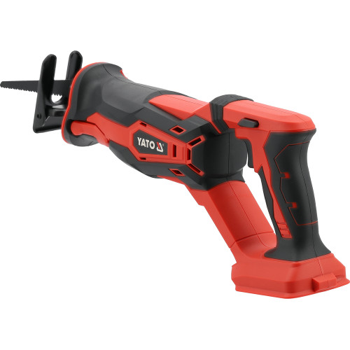 Пила шаблева акумуляторна YATO : Li-Ion 18 В,товщина відрізу-120/6 мм дерево/метал (БЕЗ АКБ)